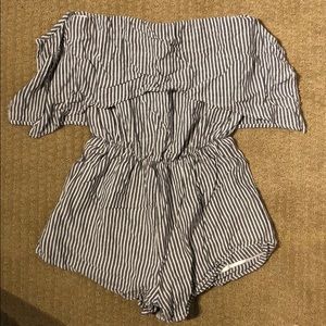 Striped romper